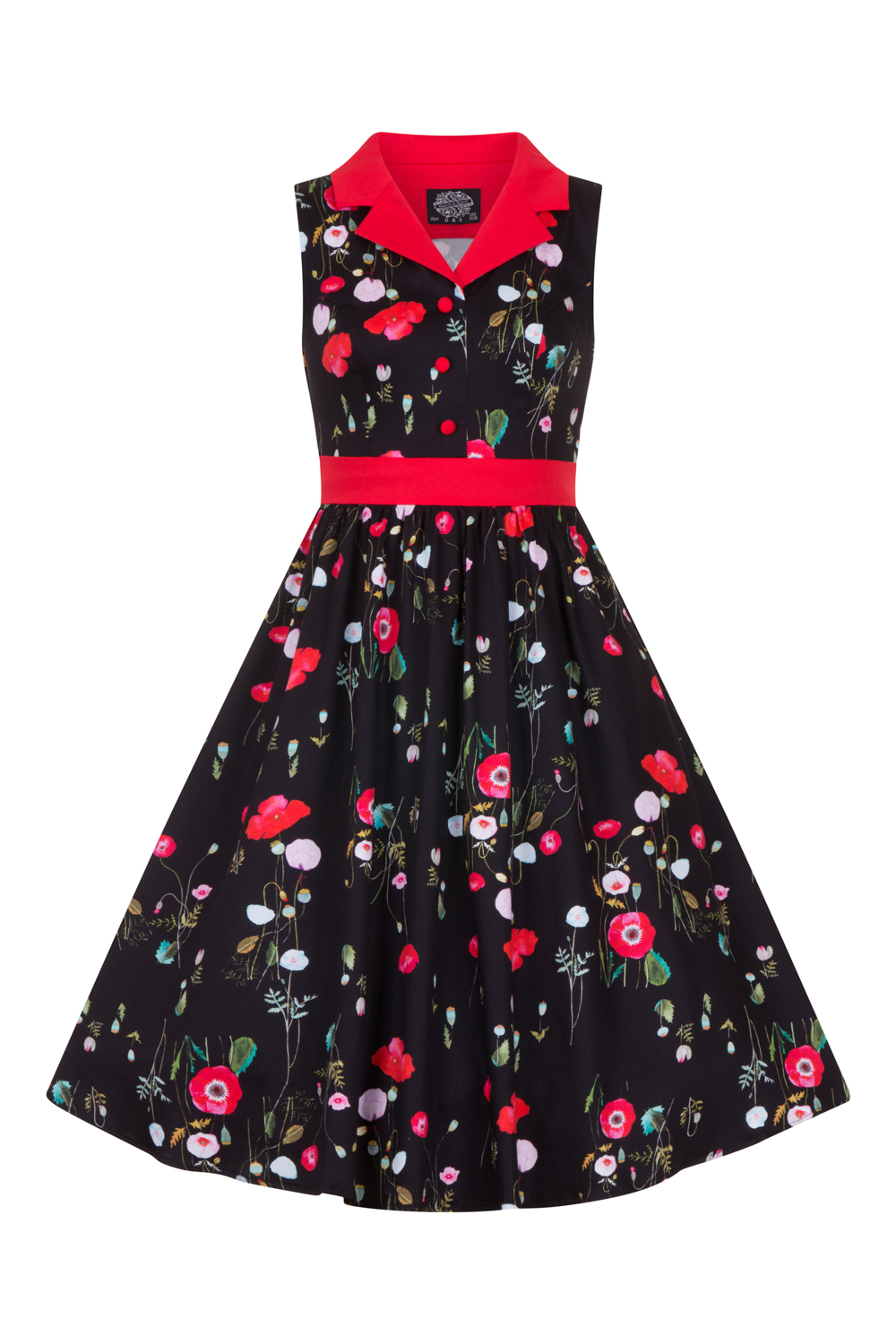 Multifloral Poppy Dress